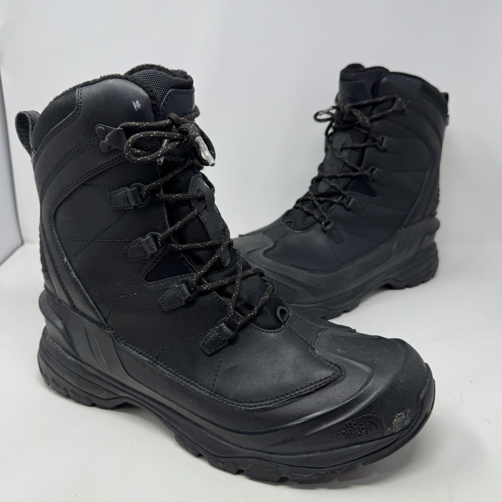 The North Face Chilkat Evo Boots Waterproof Winter NF0A2T4V Black Men's Size 14